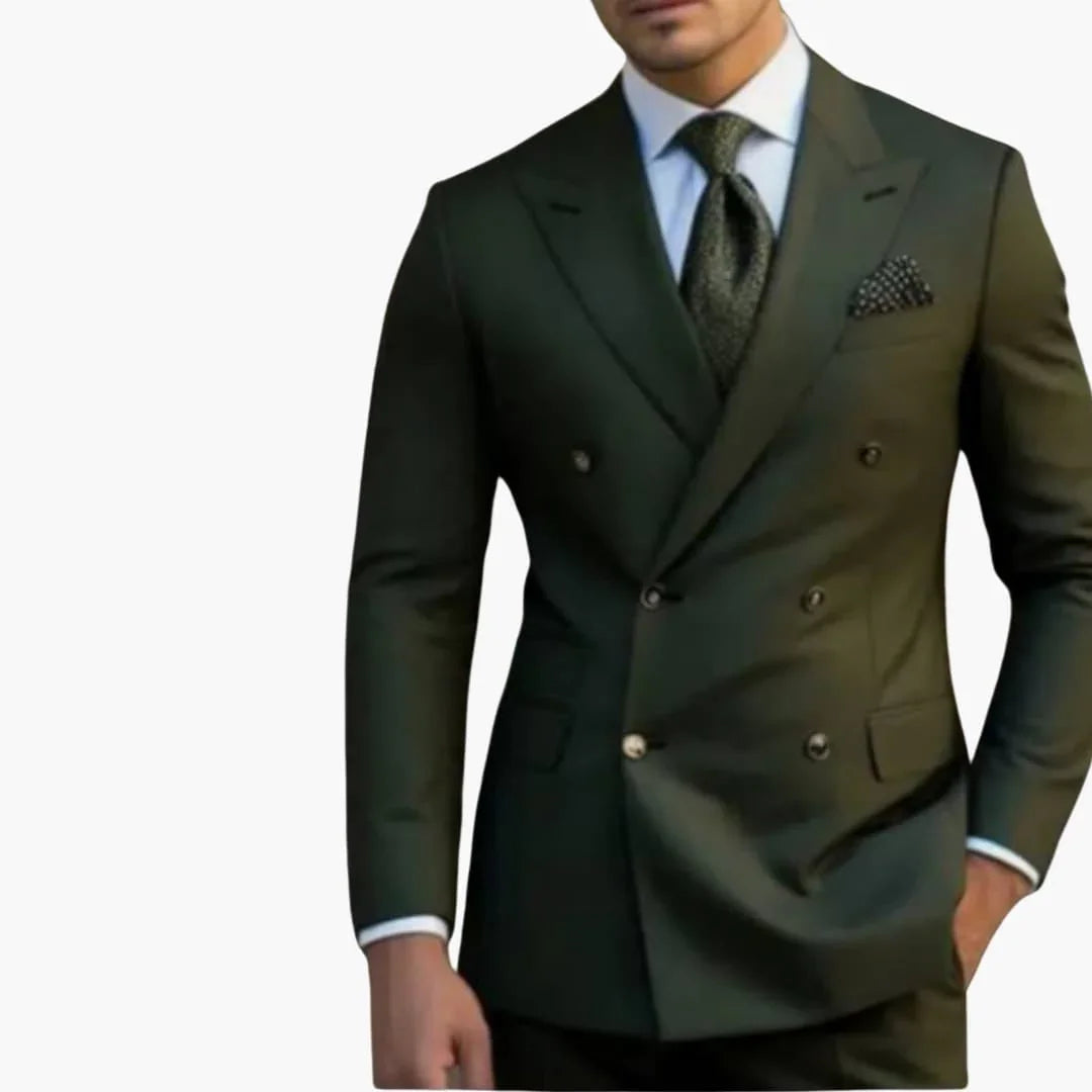Bavane | Men's Suit with Lapel Collar and Matching Trousers