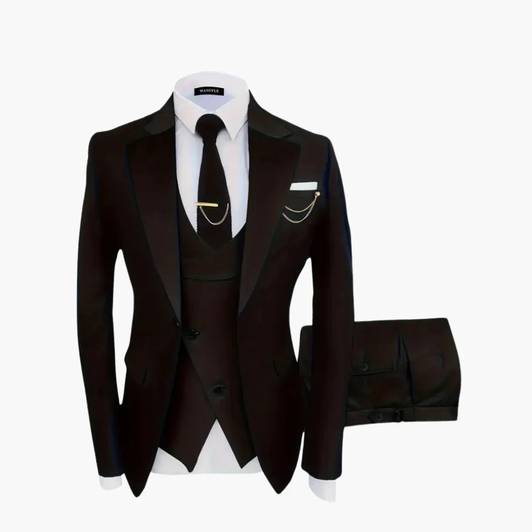 Bavane | Elegant Wedding Suit - Men's 3-Piece for Festive Guests