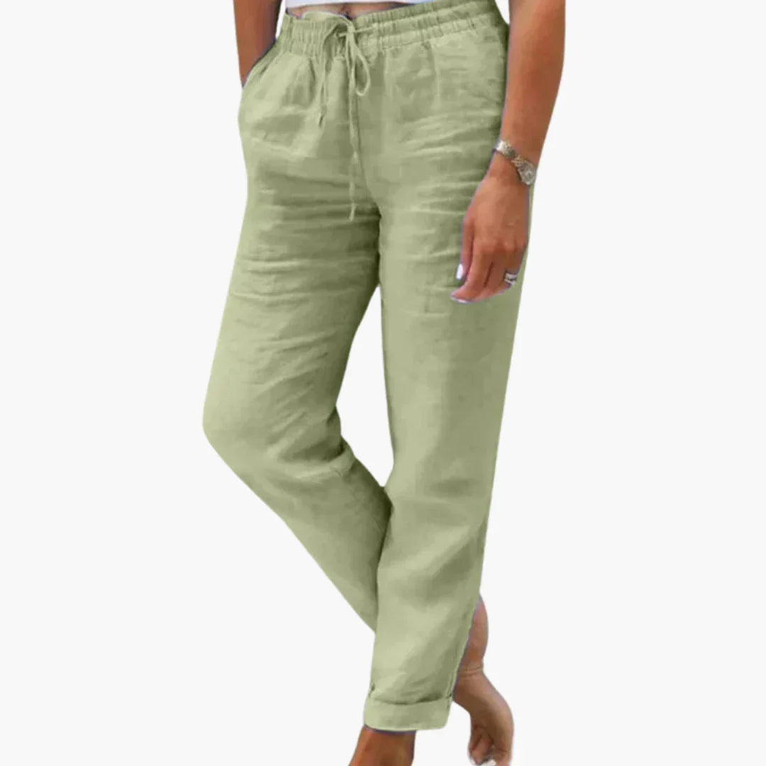 Bavane | Summer Pants for Women - Airy, Loose & with Drawstring Waist