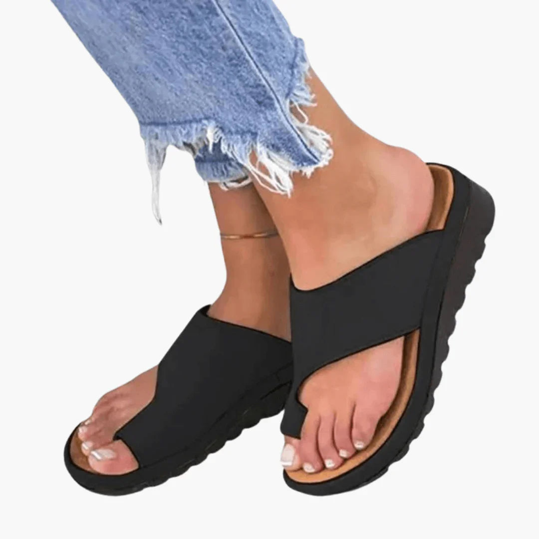 Bavane | Women's Summer Slip-On Sandals with Padded Sole and Straps