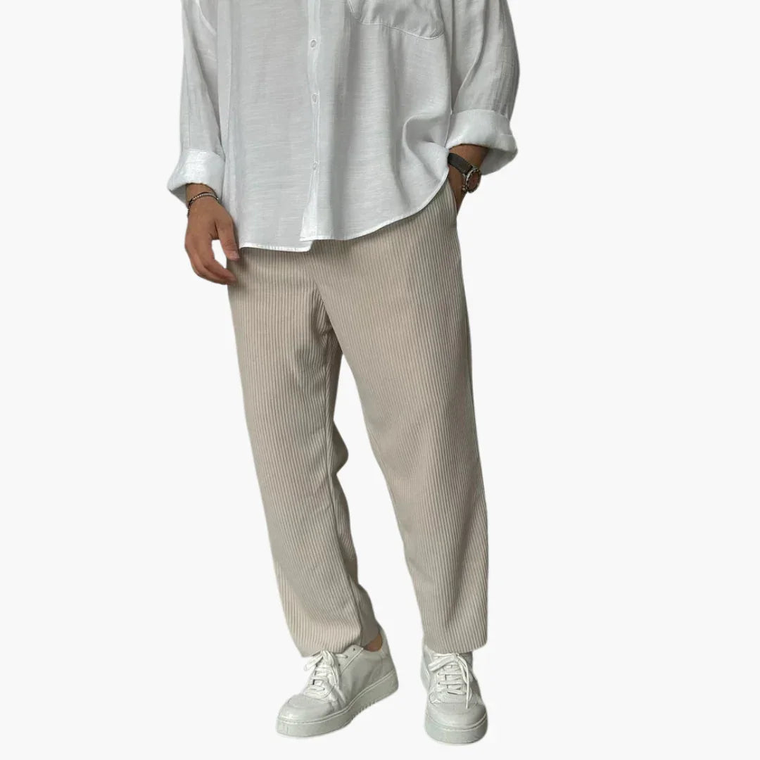 Bavane | Men's Trousers with High Waist and Wide Legs