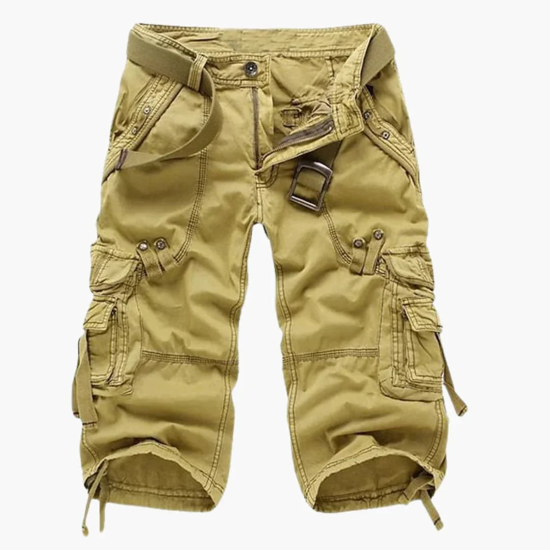 Bavane | Men's Cargo Shorts with Pockets and Adjustable Waist for Summer