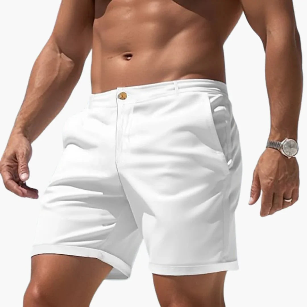 Bavane | Men's Summer Shorts with Side Pockets and Cuffed Hems