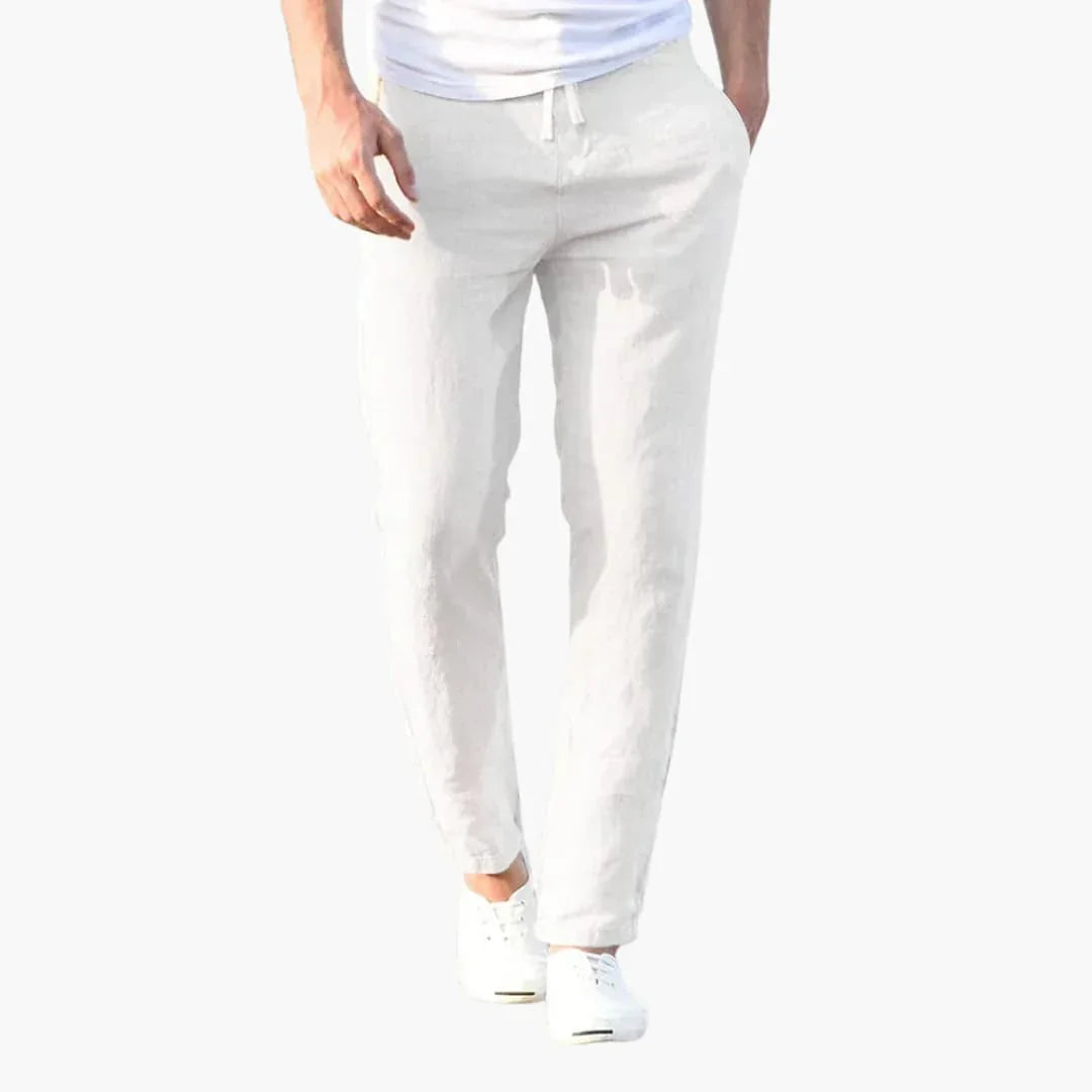 Bavane | Men's Summer Pants with Drawstring and Side Pockets
