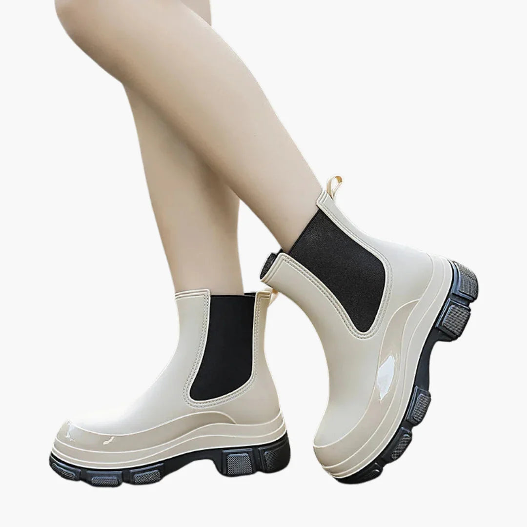 Bavane | Women's Chelsea Boots with Elastic Inserts and Structured Sole