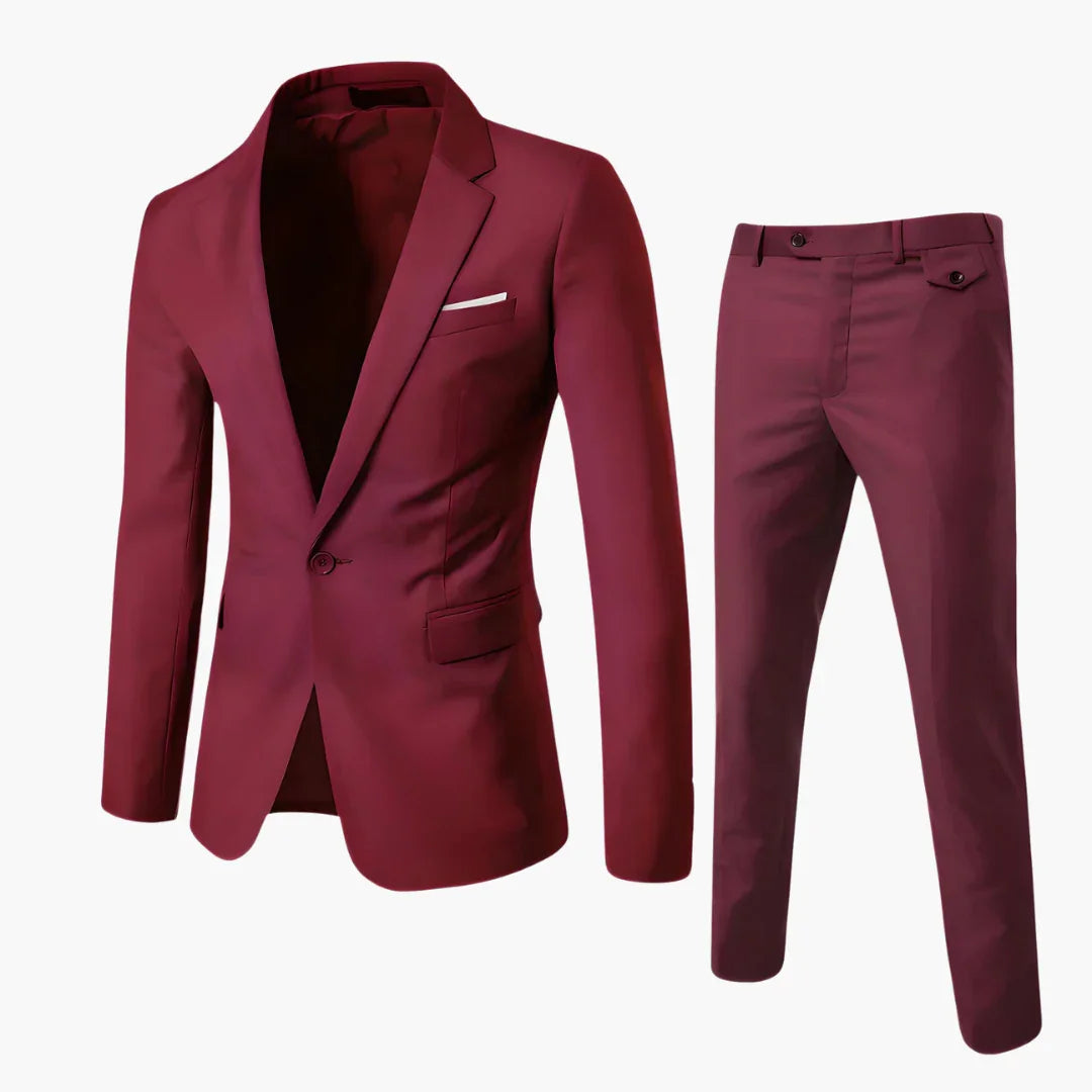 Bavane | Slim Fit Suit Set for Men with Blazer and Pants