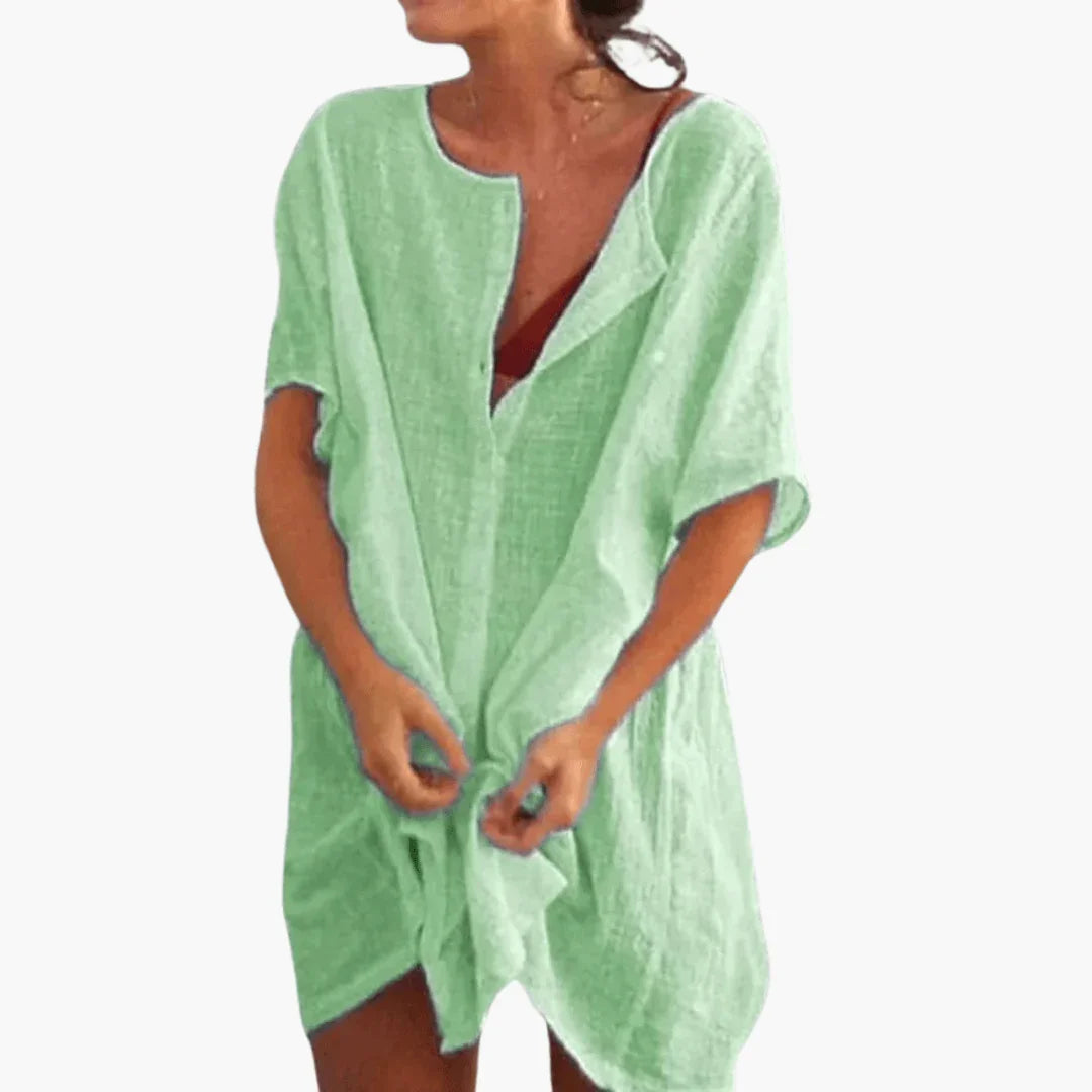 Bavane | Women's V-Neck Beach Tunic Lightweight and Fashionable