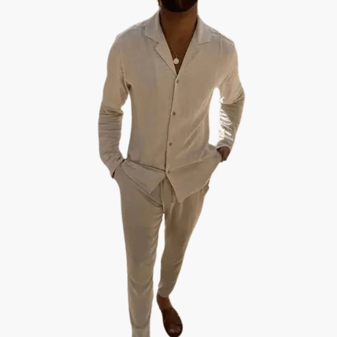 Bavane | Men's Shirt and Pants Set - Comfortable and Breathable