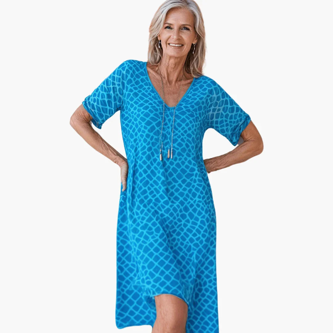 Bavane | Women's Summer Dress V-Neck Casual Dress