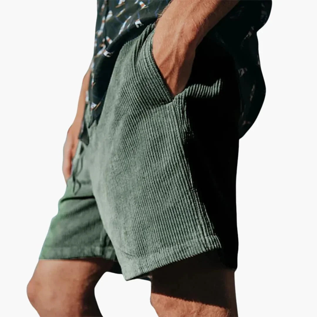 Bavane | Men's Summer Shorts with Side Pockets and Elastic Waistband