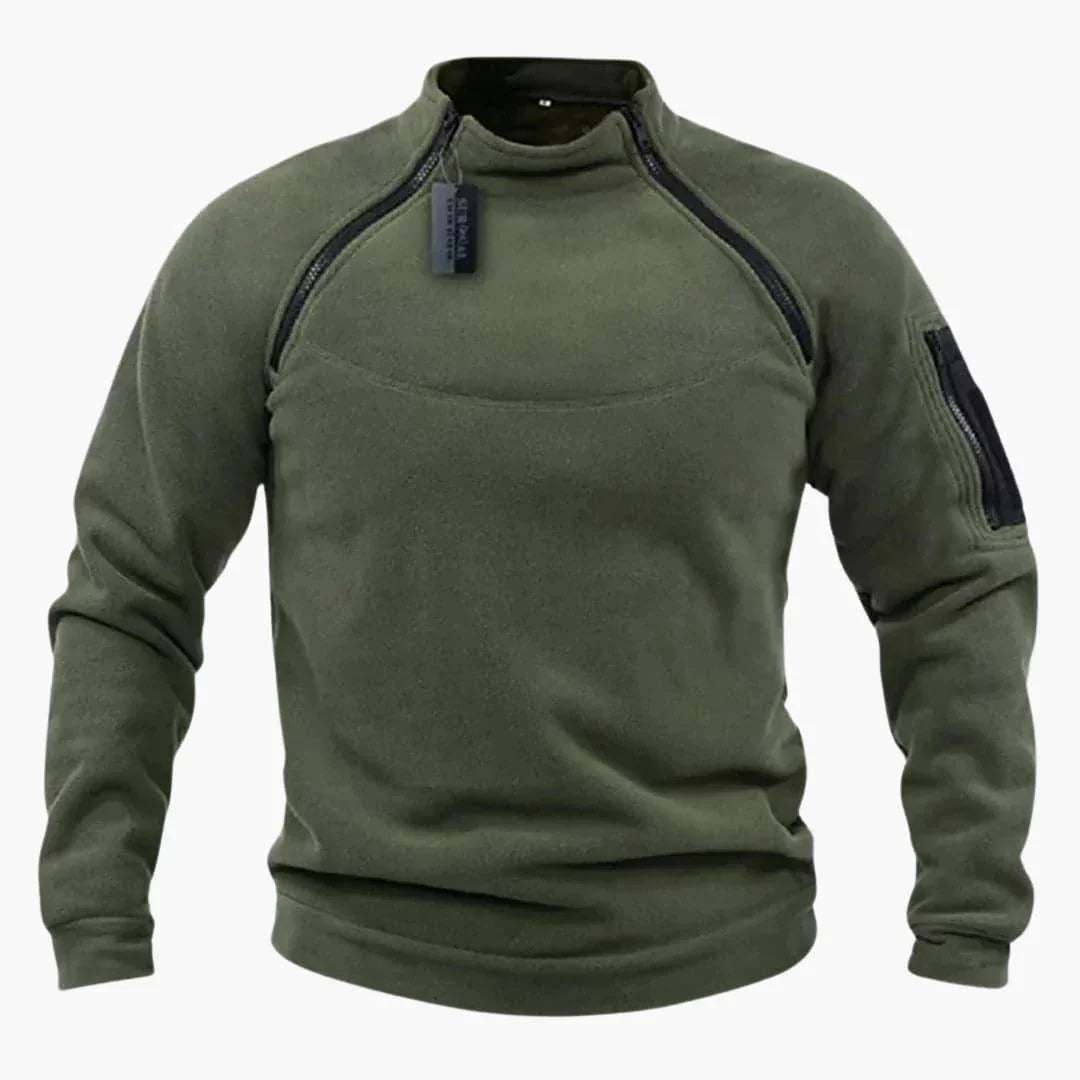 Bavane | Fleece Pullover for Men Insulated Zip Sweater