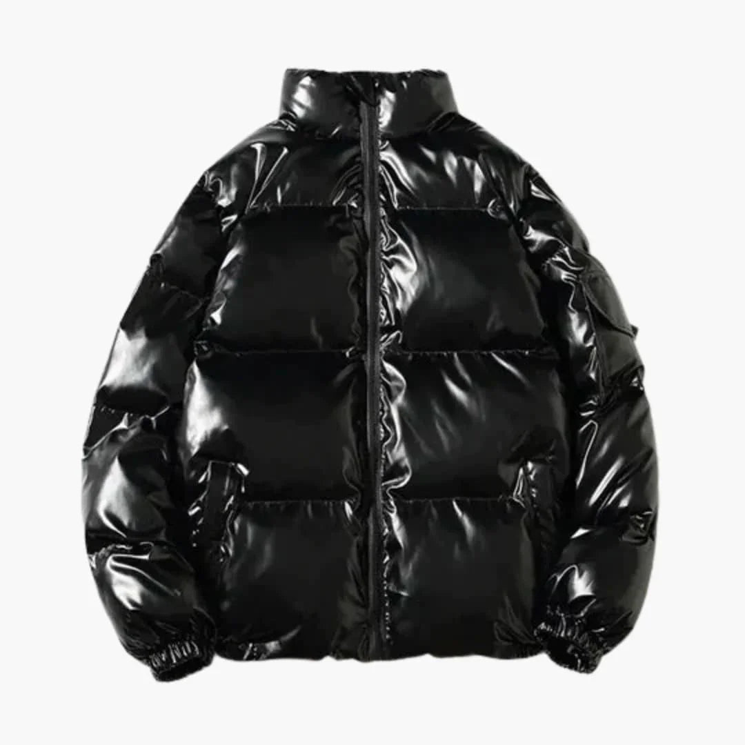 Bavane | Metallic Winter Puffer Jacket for Men