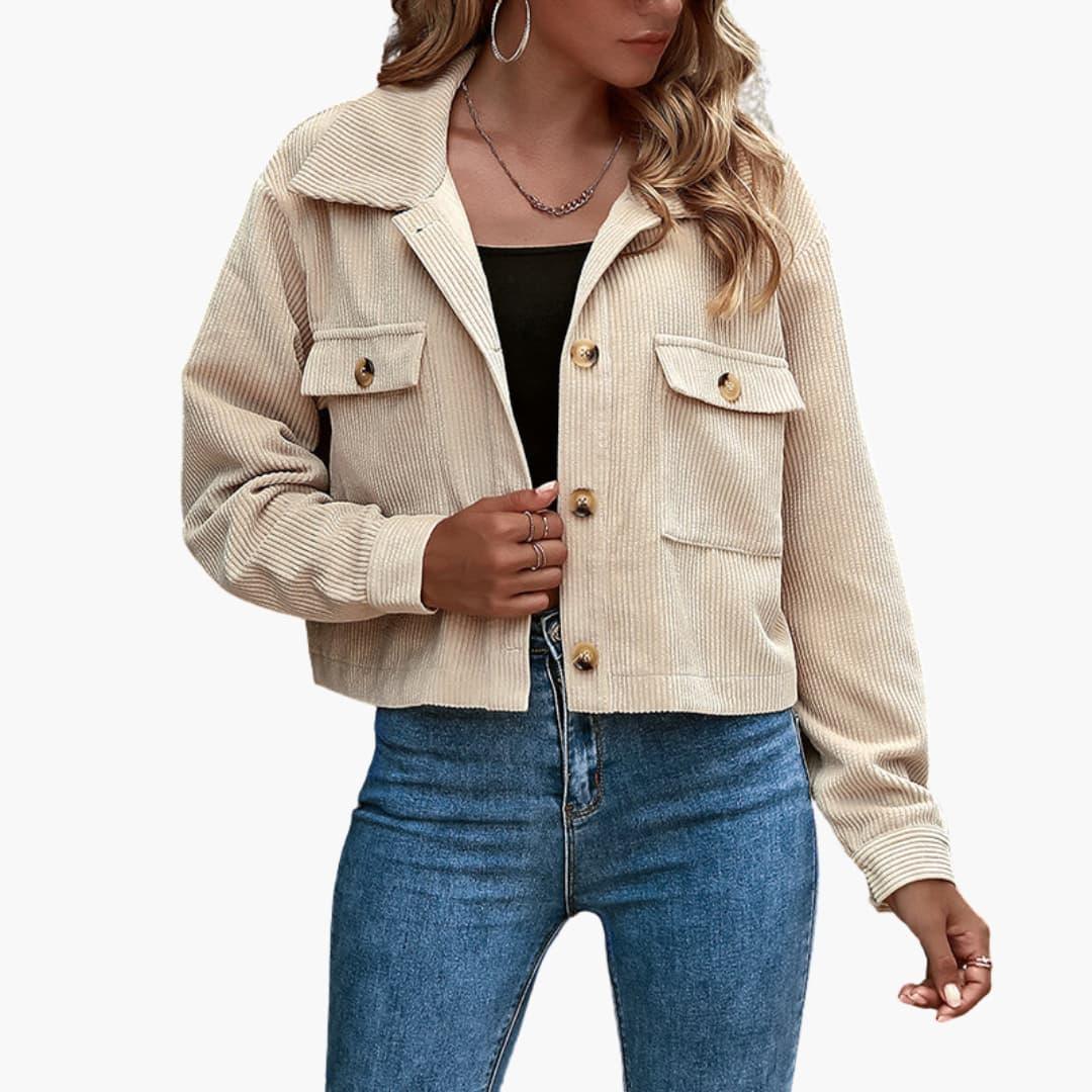 Bavane | Button Closure Transitional Jacket for Women