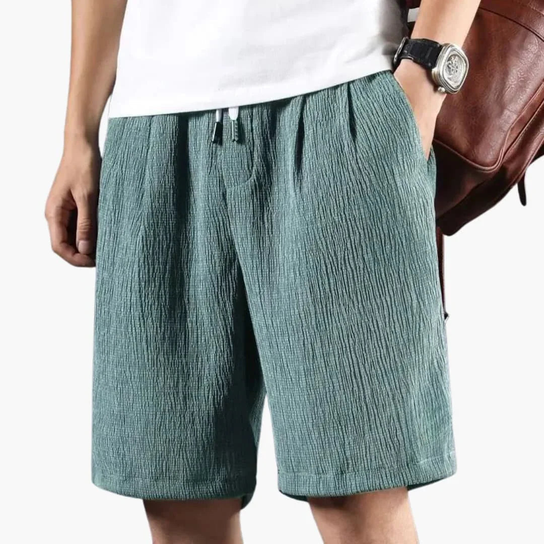 Bavane | Men's Summer Shorts with Drawstring and Knee-Length Cut