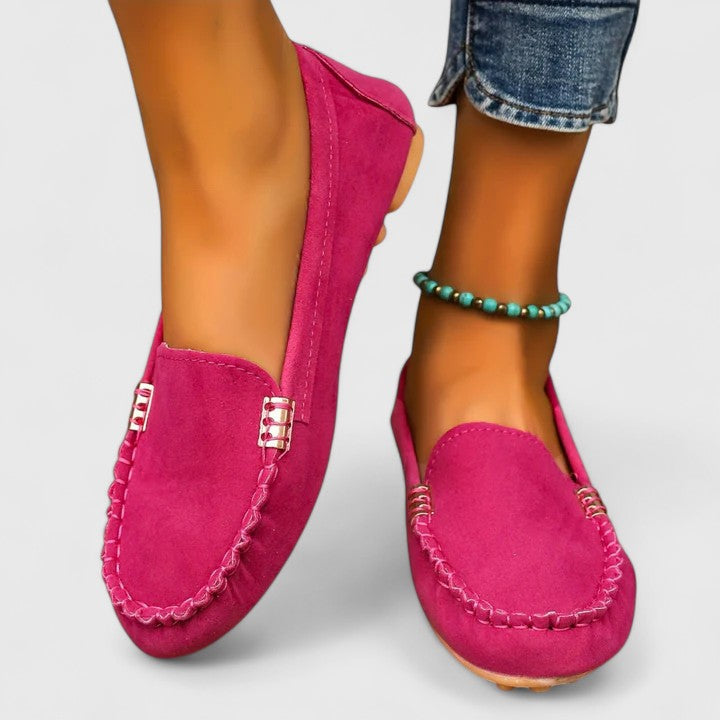 Bavane | Women's Loafers with Slip On and Metal Bar