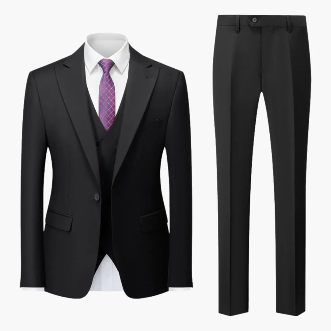 Bavane | Elegant Slim Fit Suit - Men's 3-Piece for Business