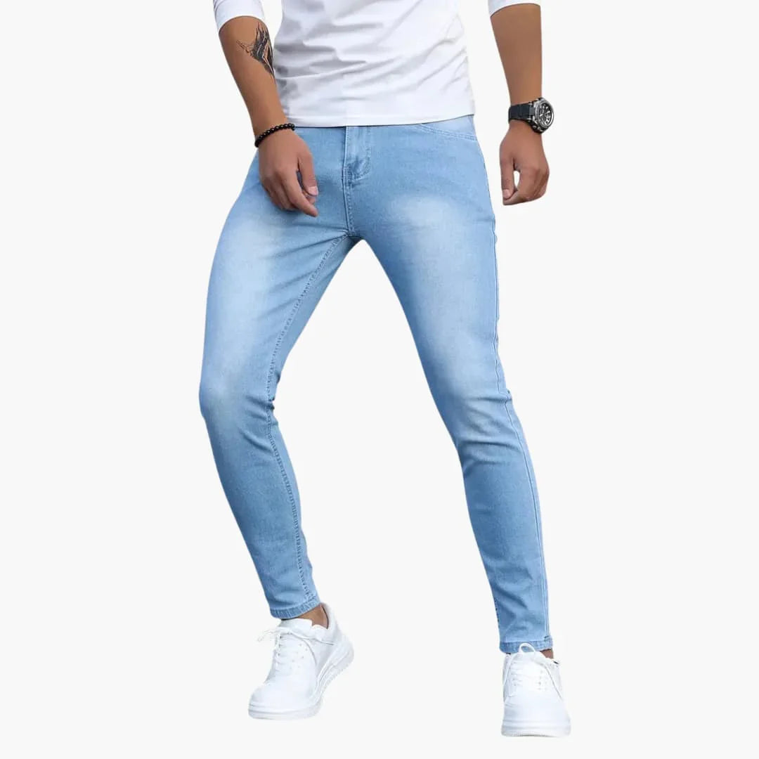 Bavane | Men's Skinny Jeans with Slim Fit and Tapered Legs
