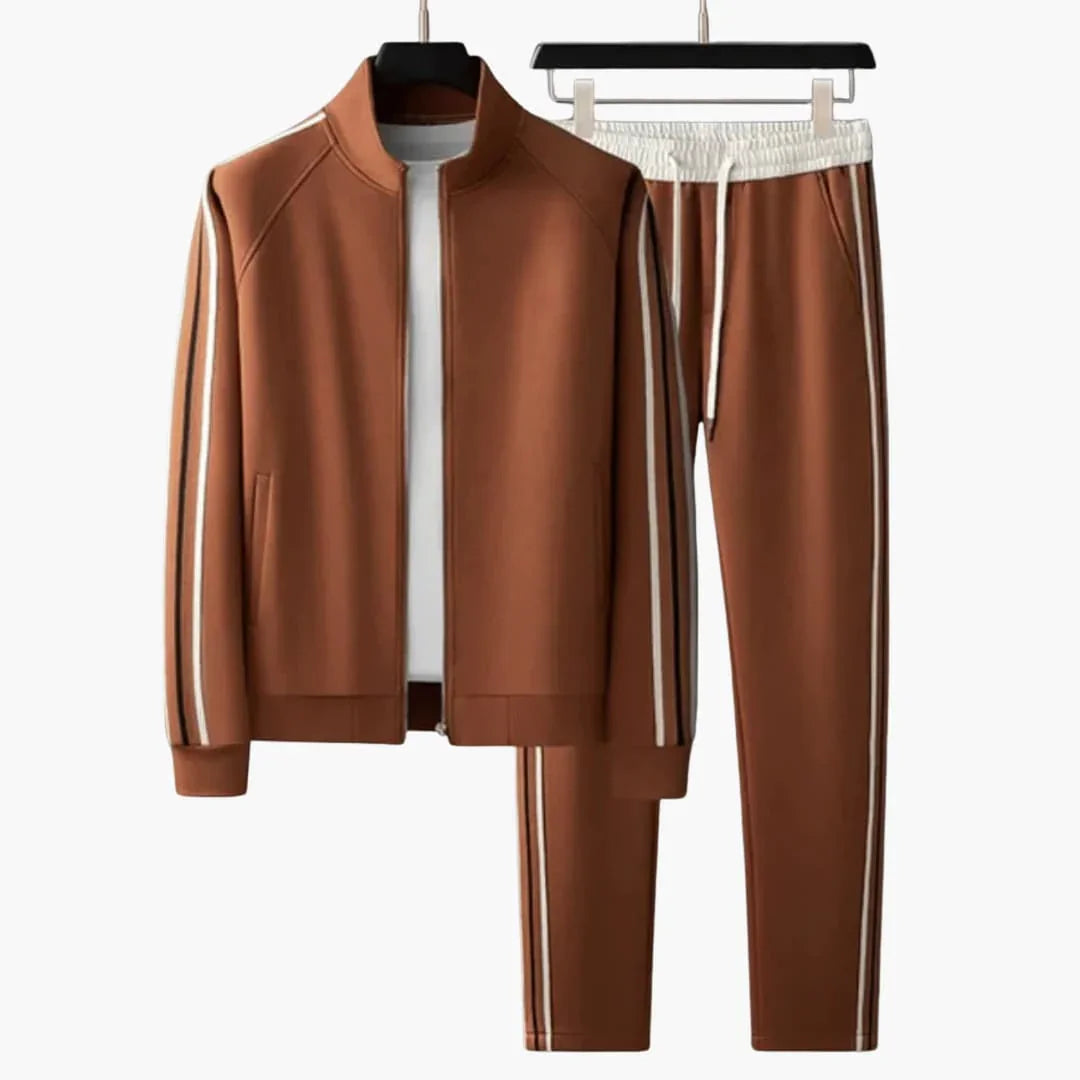 Bavane | Men's Slim-Fit Tracksuit with Zipper and Pockets