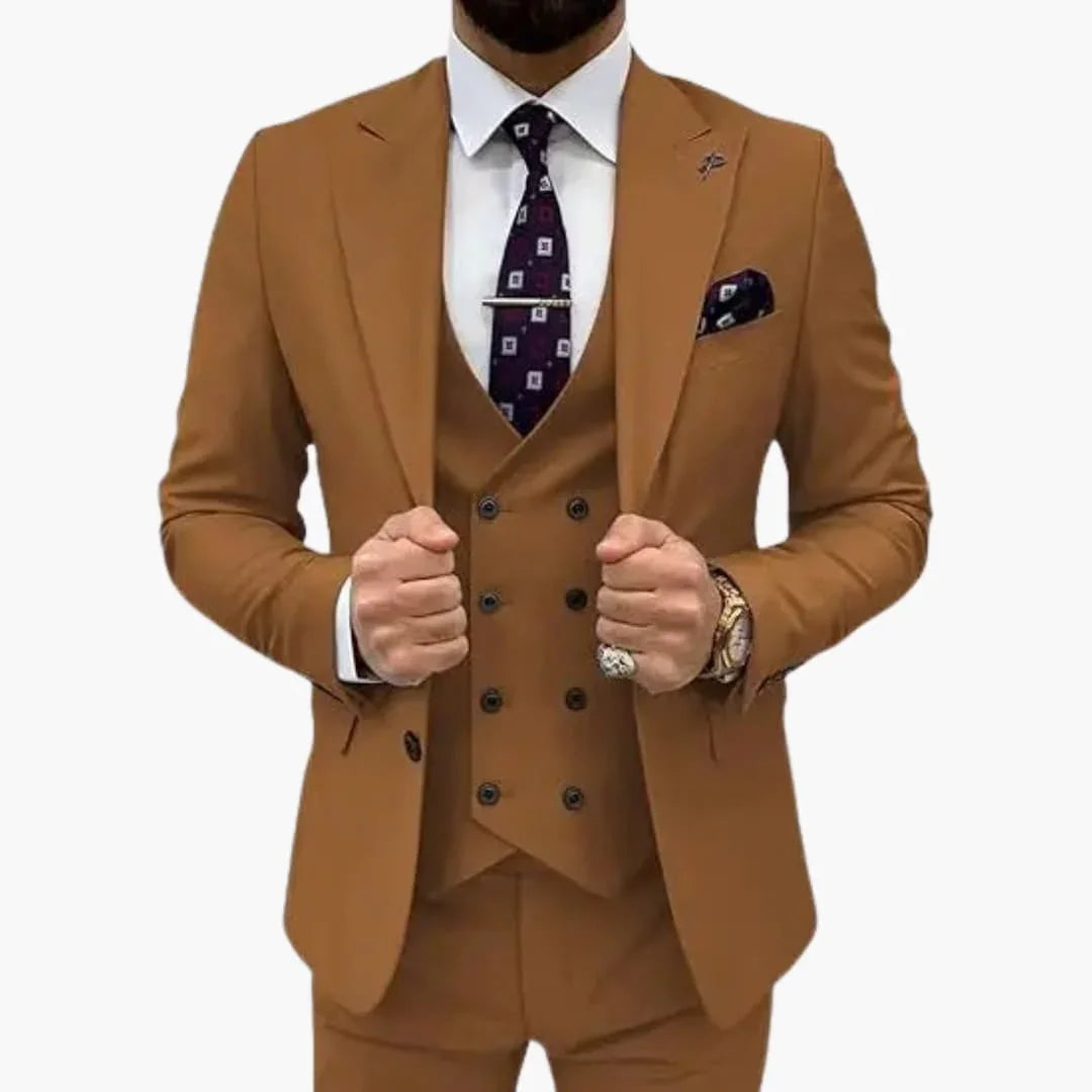 Bavane | Men's Three-Piece Suit with Slim Fit for Every Season