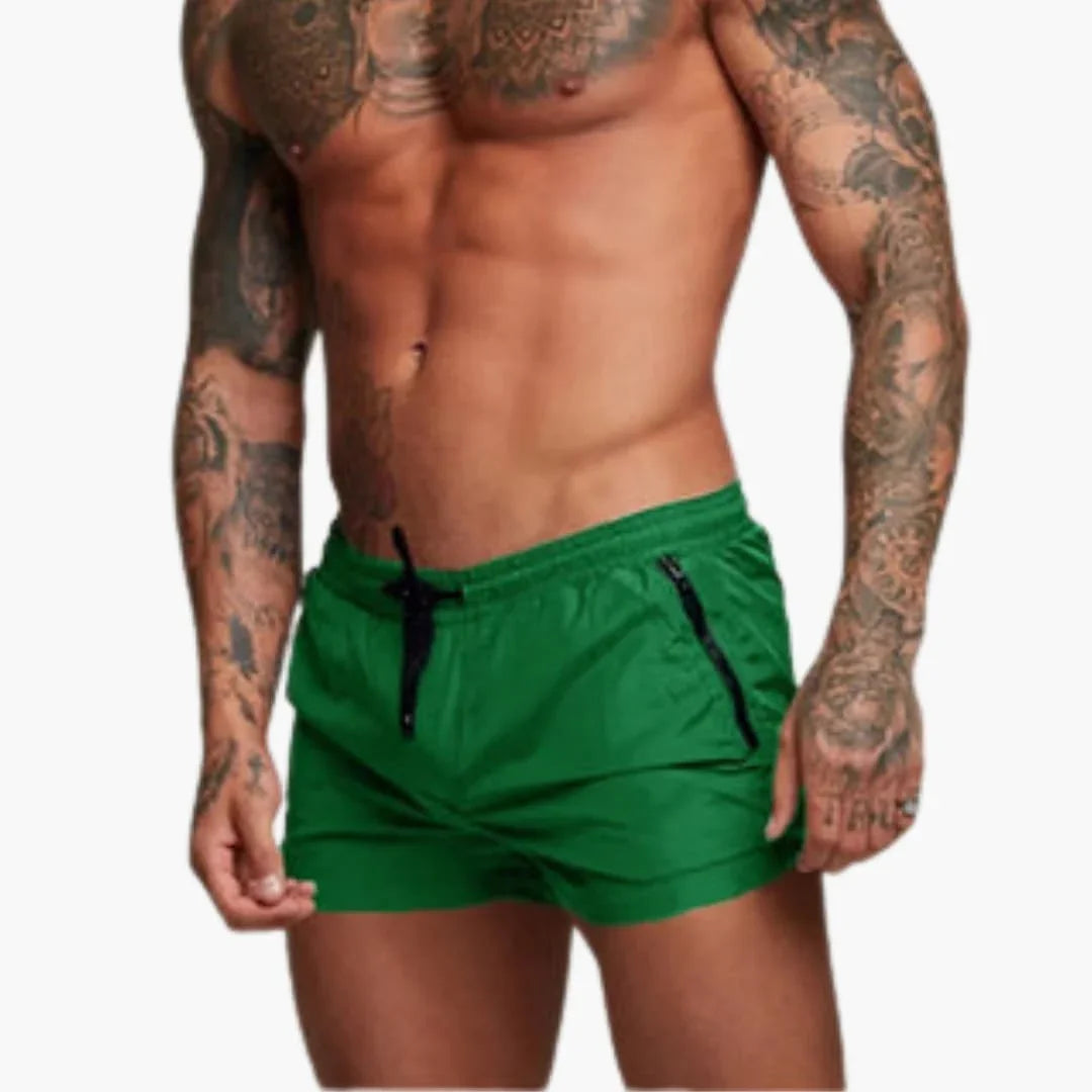 Bavane | Men's Swim Shorts with Drawstring and Zip Side Pockets