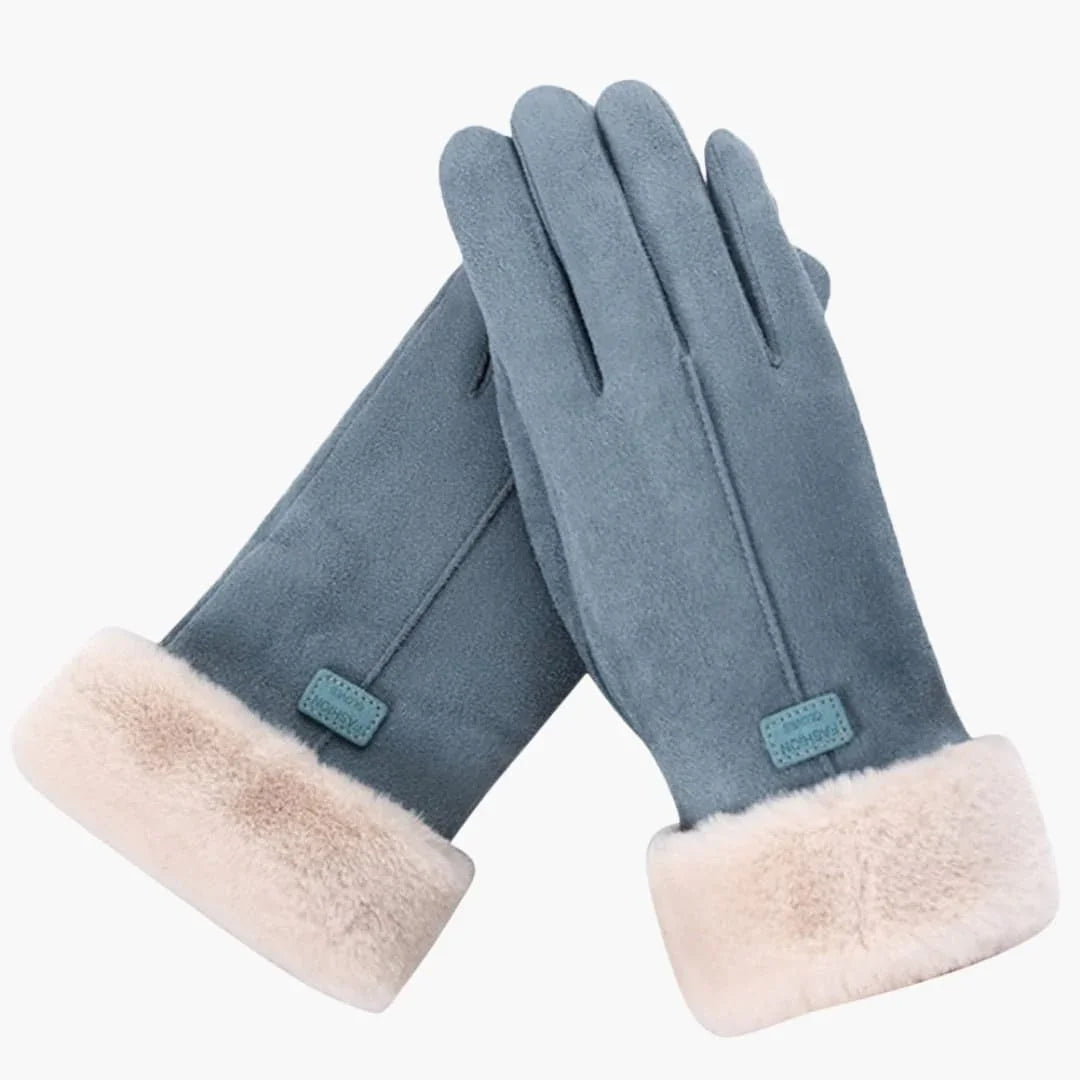 Bavane | Women's Gloves with Quilted Surface and Cuff