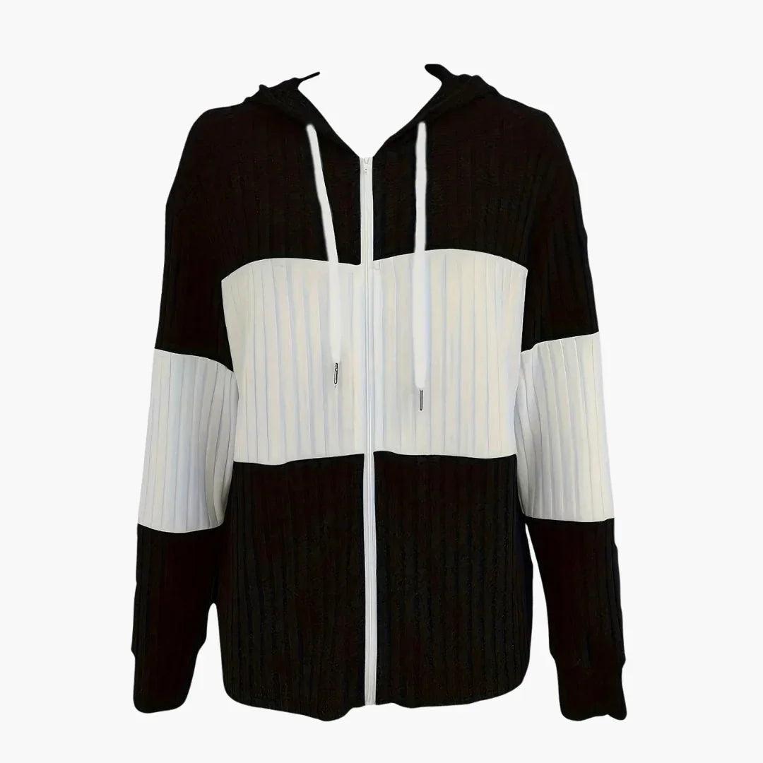 Bavane | Women's Hooded Sweatshirt with Zipper