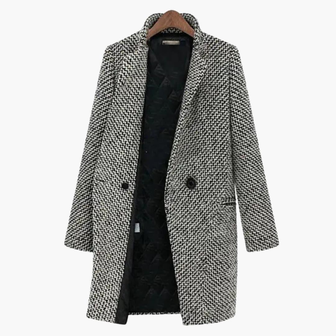 Bavane | Women's Coat with Button Closure