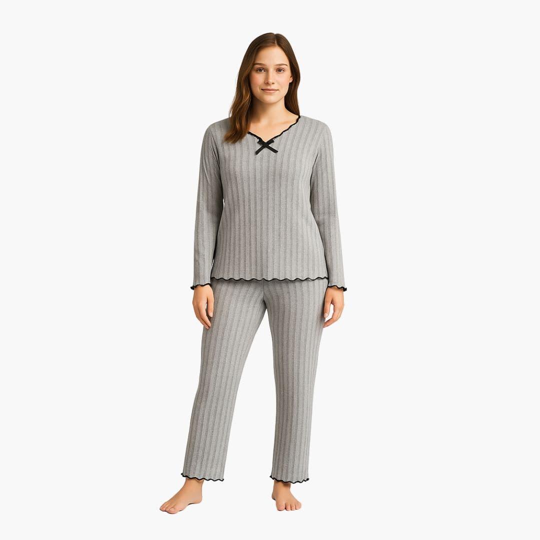 Bavane | Women's Pajama Set with Top and Pants