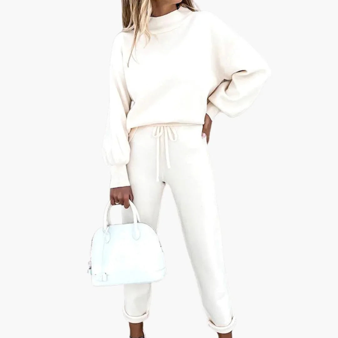 Bavane | Women's Two-Piece Set with Sweater and Drawstring Pants
