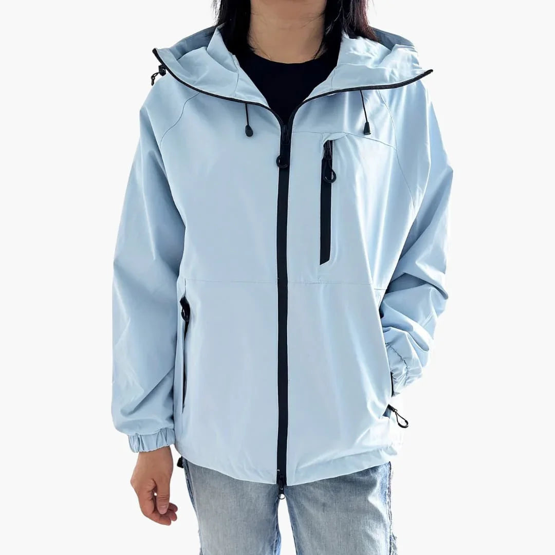 Bavane | Women's Jacket with Hood and Zipper Pockets