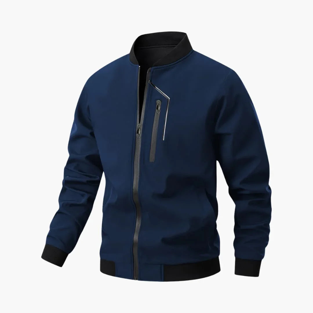 Bavane | Men's Bomber Jacket with Zipper and Zipper Pockets