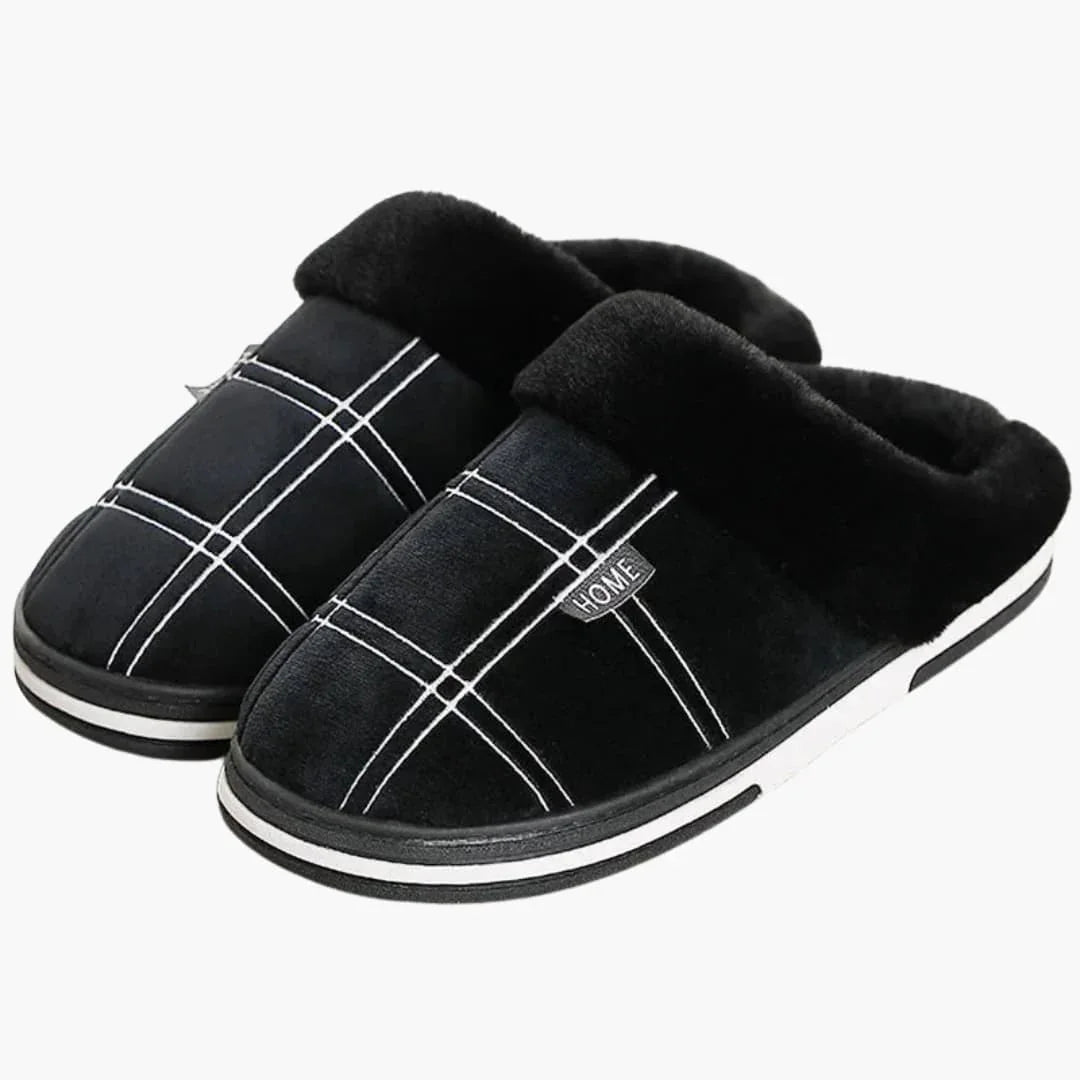 Bavane | Warm Men's Slippers with Soft Interior Lining and Anti-Slip Sole