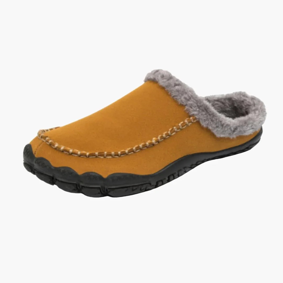Bavane | Men's Slip-On Slippers with Lining and Outsole