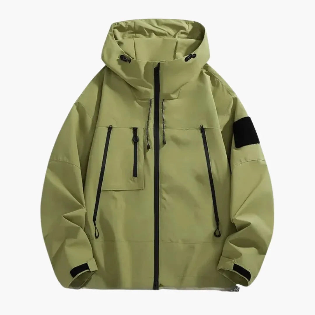 Bavane | Men's Softshell Jacket with Hood and Zipper Pockets