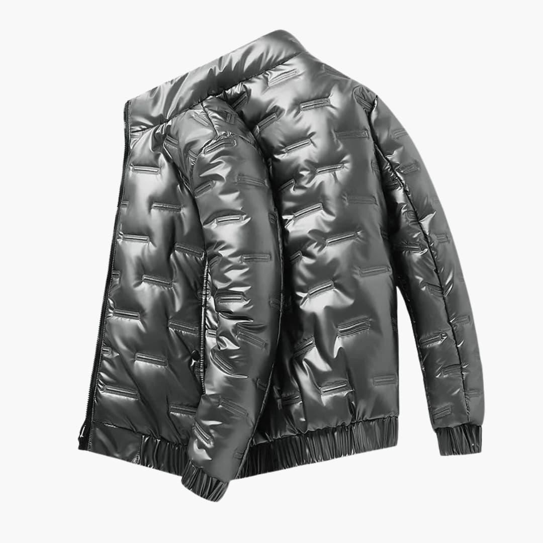 Bavane | Men's Quilted Jacket with Hood and Zipper