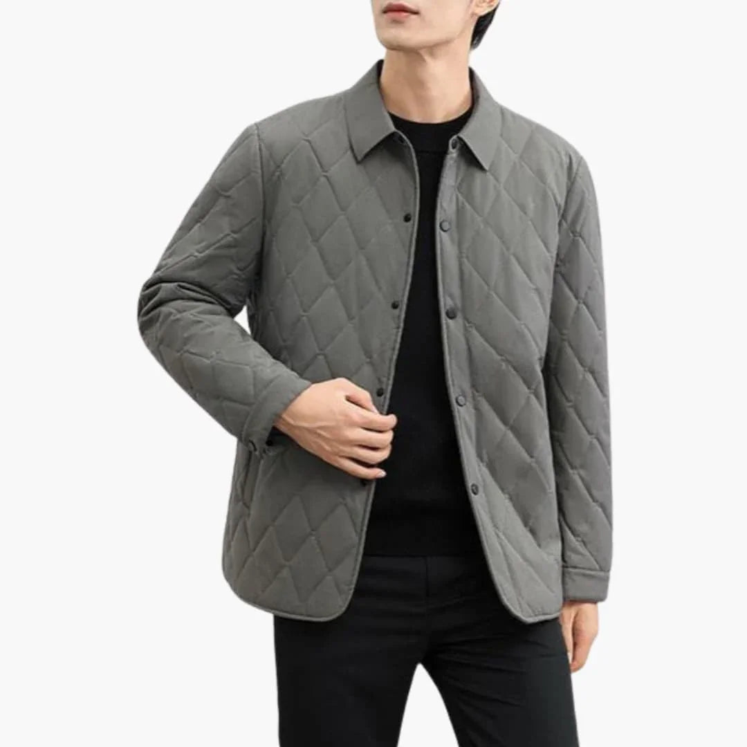 Bavane | Men's Quilted Jacket with Collar