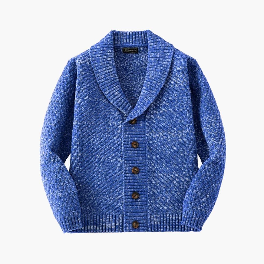 Bavane | Men's Cardigan with Shawl Collar