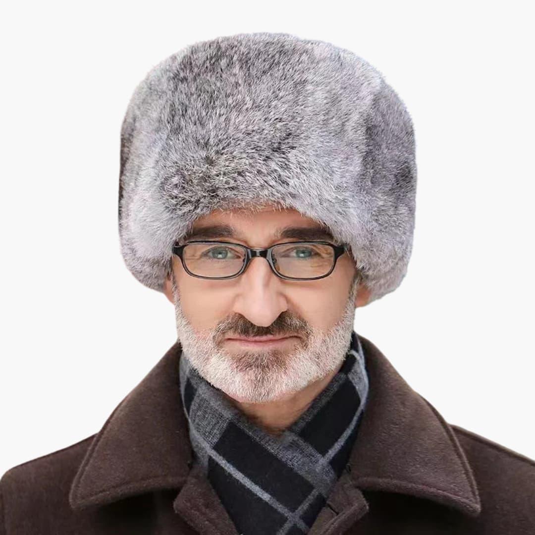 Bavane | Men's Winter Hat Made of Faux Fur with Ear Flaps and Lined Interior