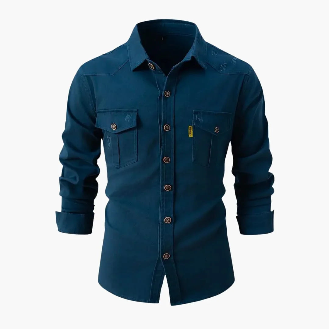 Bavane | Men's Shirt with Pockets and Button Placket