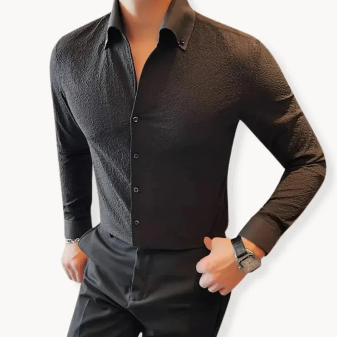 Bavane | Men's Shirt with Kent Collar and Long Sleeves
