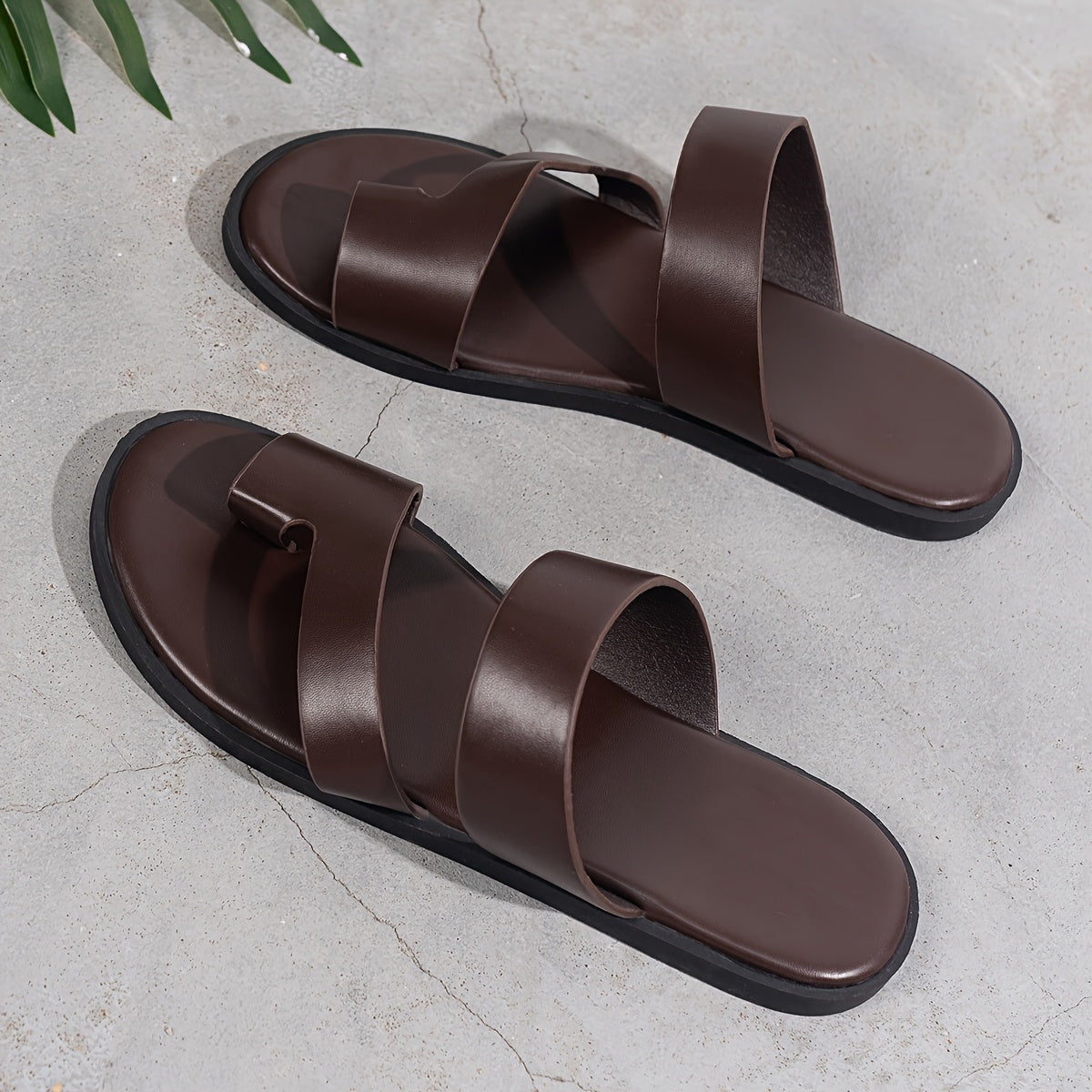 Bavane | Men's Sandals with Slip On Design and Textured Sole