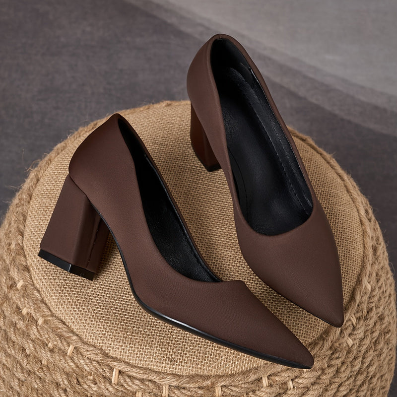 Bavane | Women's Heels with Pointed Toe and Block Heel