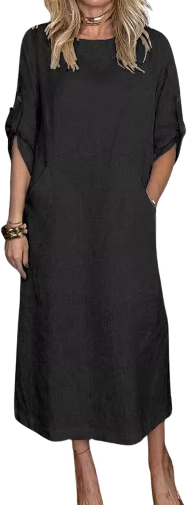 Bavane | Comfortable Women's Summer Dress with Pockets - Perfect for Everyday Wear