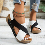 Ines | Womens Orthopedic Sandals with Wedge Platform and Cushioned Insole