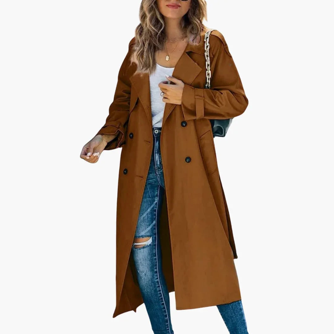 Double-breasted Trench Coat for Women