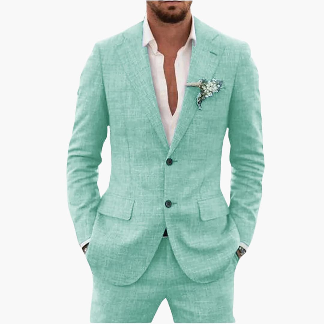 Bavane | Men's Summer Suit with Lapel and Tailored Fit