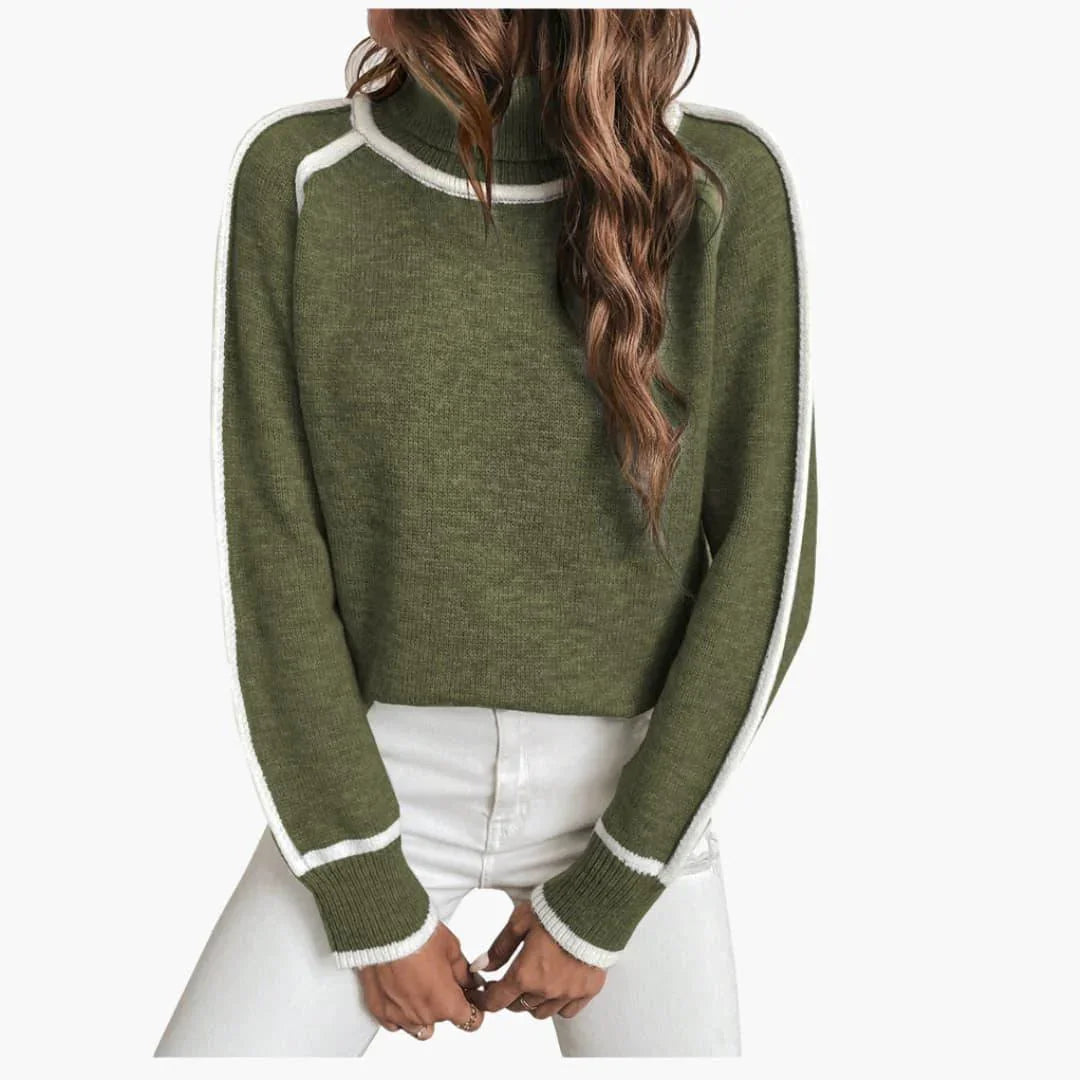 Oversized Turtleneck Sweater for Women  Cozy & Stylish