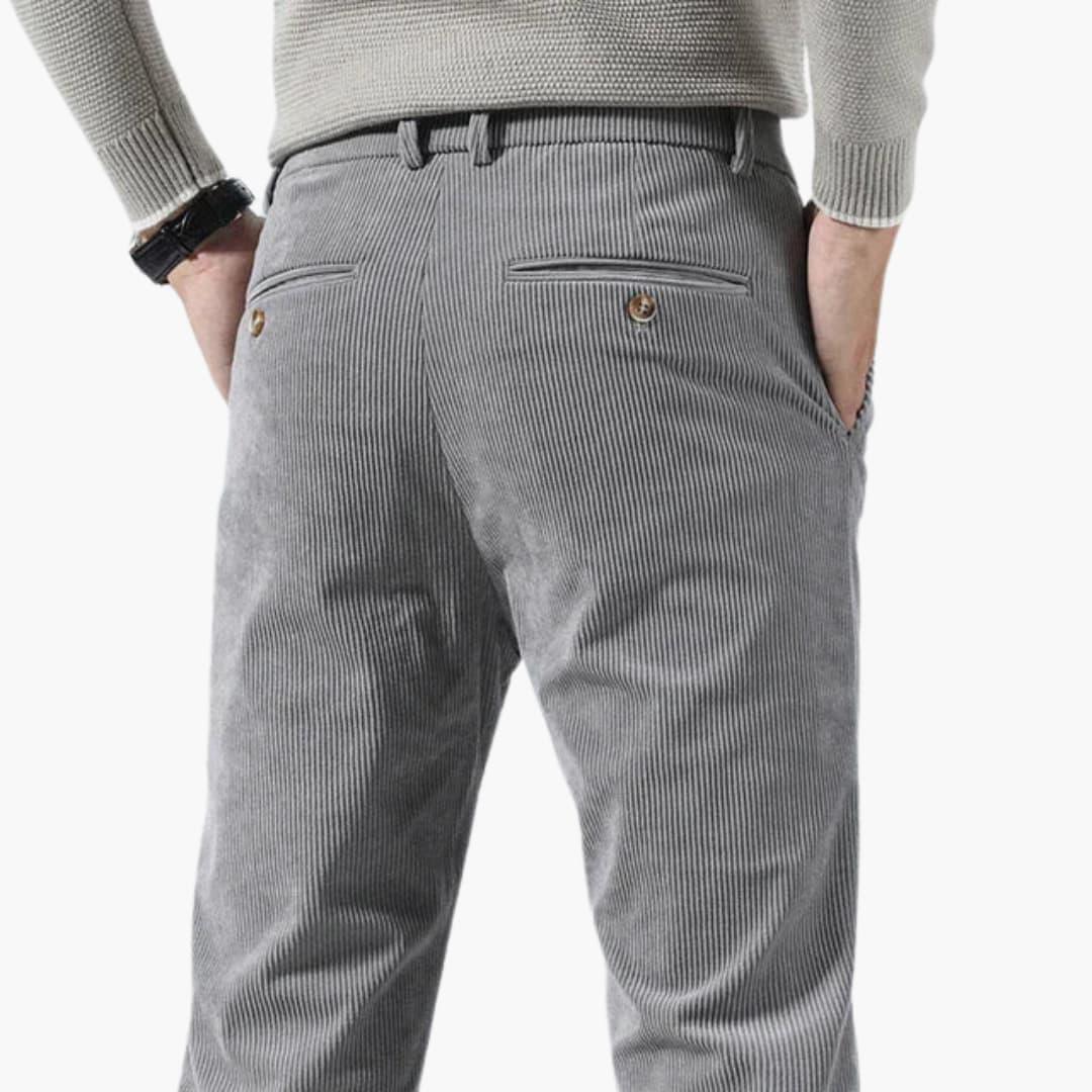 Slim Fit Cord Pants for Men  Stylish, Comfortable Casual Trousers