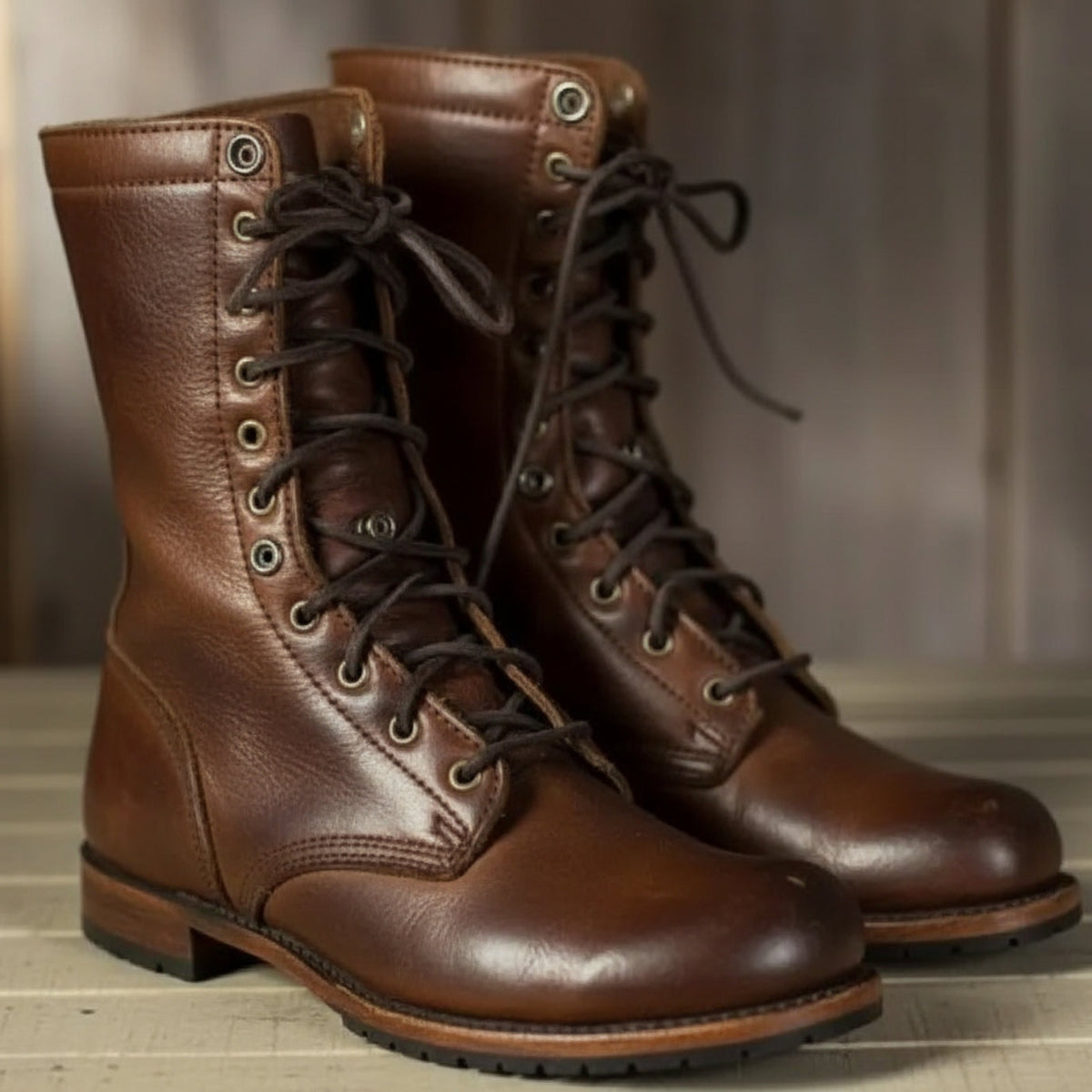 Boots For Women | Lace-Up Mid-Calf Design