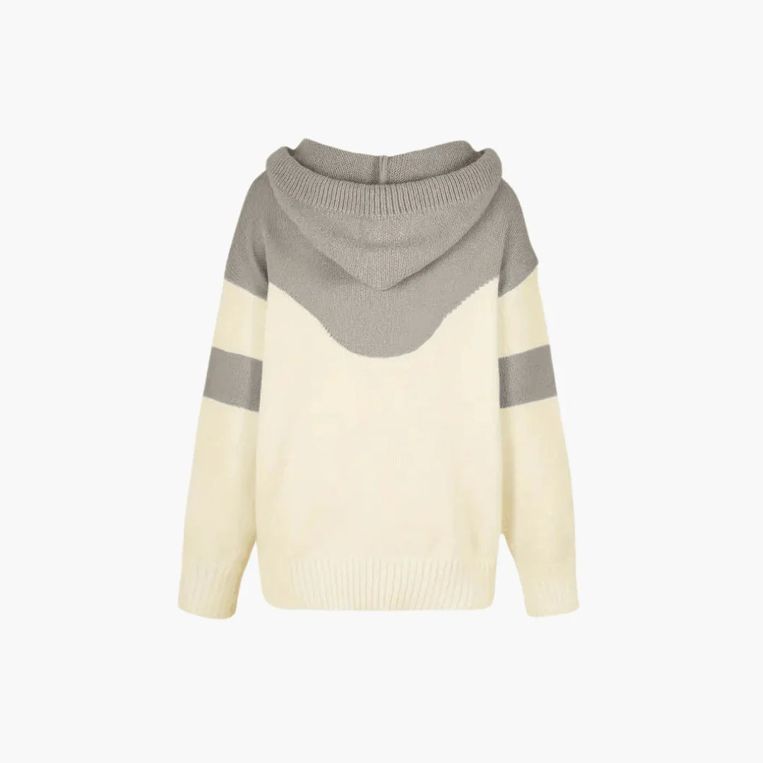 Bavane | Cozy Colorblock Hoodie for Women  Modern and Stylish